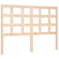 Miniatyrbillede 11 af 11: The Living Store sengeramme med sengegavl 120x200 cm massivt træ hvid -  Senge & sengeramme