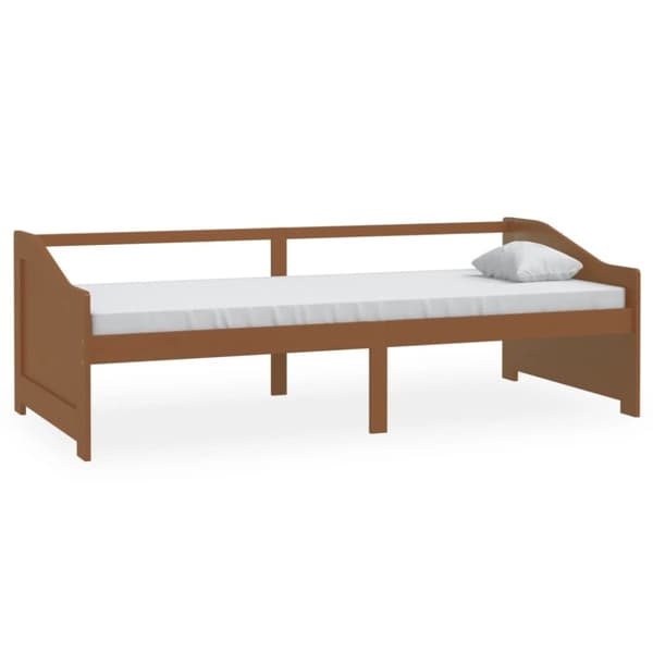 The Living Store Dagbädd 3-sits honungsbrun massiv furu 90x200 cm -  Sängar & sängramar