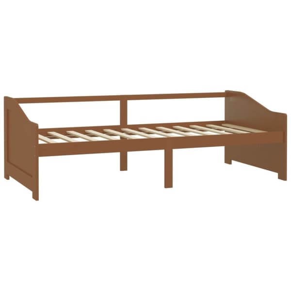 The Living Store Dagbädd 3-sits honungsbrun massiv furu 90x200 cm -  Sängar & sängramar