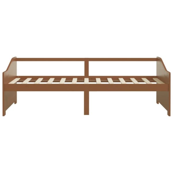 The Living Store Dagbädd 3-sits honungsbrun massiv furu 90x200 cm -  Sängar & sängramar