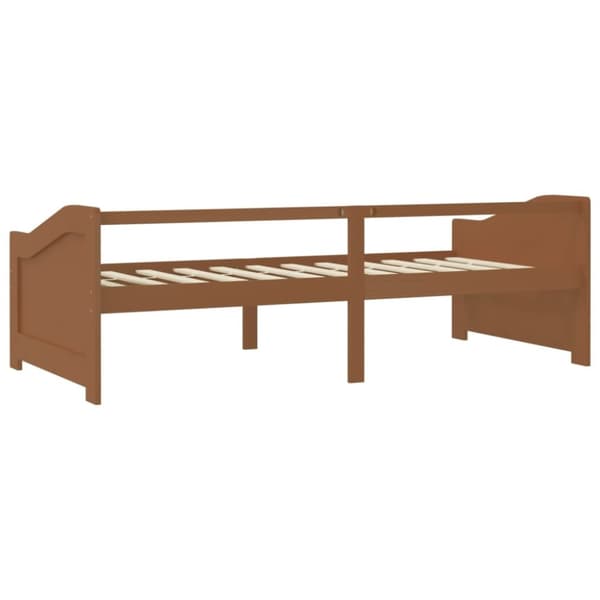 The Living Store Dagbädd 3-sits honungsbrun massiv furu 90x200 cm -  Sängar & sängramar