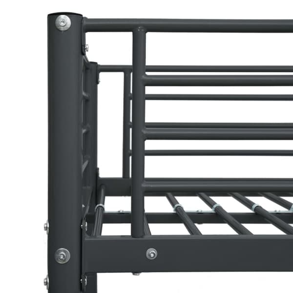 The Living Store Våningssäng svart metall 90x200 cm -  Sängar & sängramar