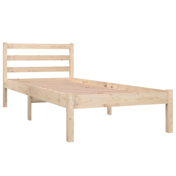 The Living Store sengeramme 75x190 cm massivt fyrretræ - Senge & sengeramme