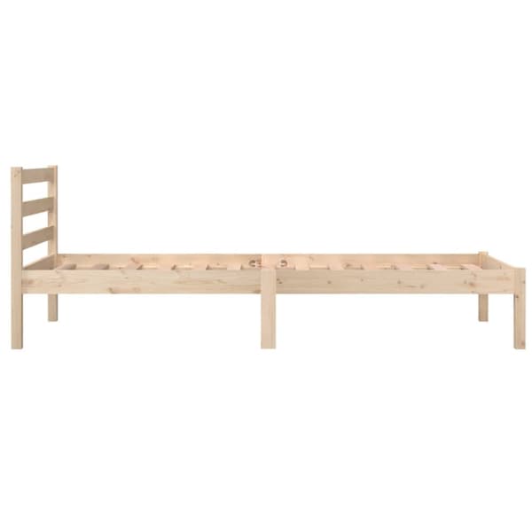 The Living Store sengeramme 75x190 cm massivt fyrretræ -  Senge & sengeramme