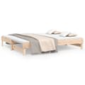 Miniatyrbillede 3 af 11: The Living Store daybed med udtræk 2x(90x200) cm massivt fyrretræ -  Senge & sengeramme