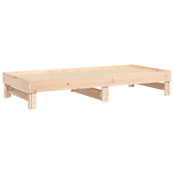 The Living Store daybed med udtræk 2x(90x200) cm massivt fyrretræ - Senge & sengeramme