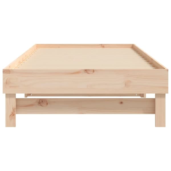 The Living Store daybed med udtræk 2x(90x200) cm massivt fyrretræ -  Senge & sengeramme