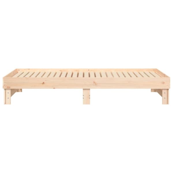 The Living Store daybed med udtræk 2x(90x200) cm massivt fyrretræ - Senge & sengeramme