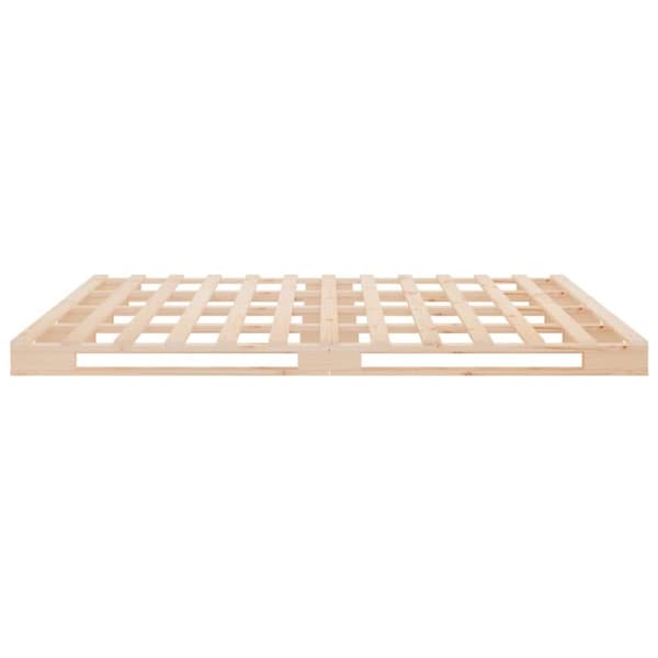 The Living Store palleseng 200x200 cm massivt fyrretræ - Senge & sengeramme