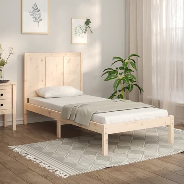 The Living Store Sängynrunko täysi mänty 90x190 cm Single - Sängyt & sängynrungot
