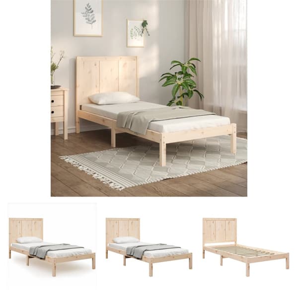 The Living Store Sängynrunko täysi mänty 90x190 cm Single - Sängyt & sängynrungot