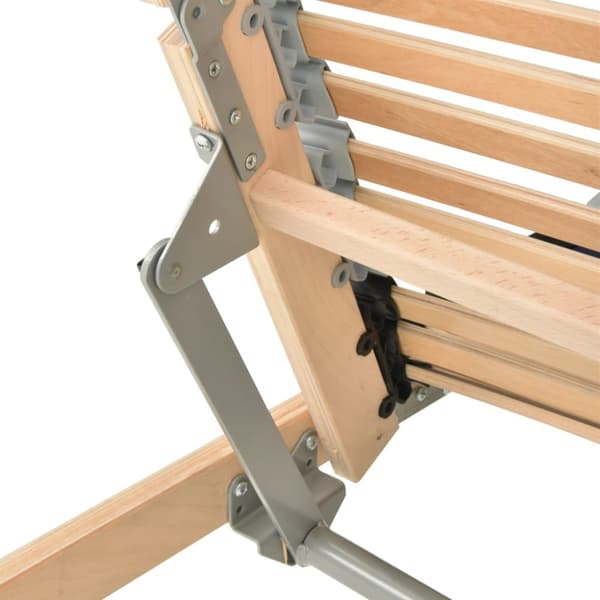 The Living Store lamelbund med elevation 42 lameller 7 zoner 100x200 cm - Senge & sengeramme