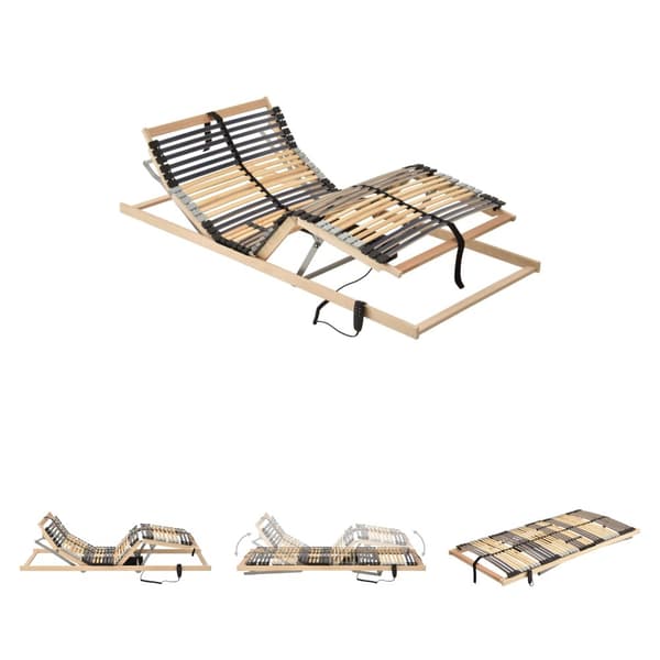 The Living Store lamelbund med elevation 42 lameller 7 zoner 100x200 cm - Senge & sengeramme