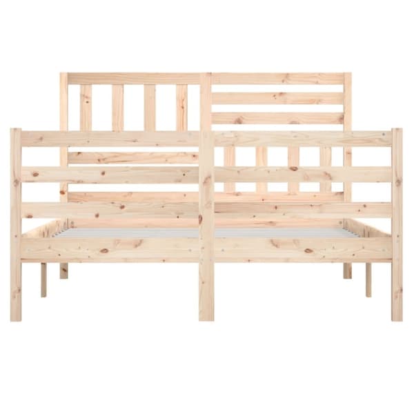 The Living Store sengeramme 120x190 cm Small Double massivt træ - Senge & sengeramme