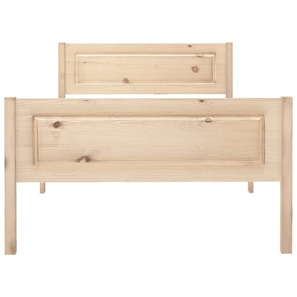 The Living Store sengestel 90x200 cm massivt fyrretræ - Senge & sengeramme