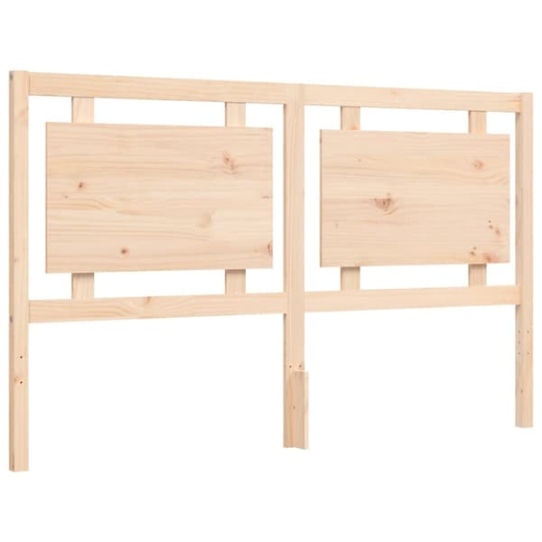 The Living Store sengeramme med sengegavl 160x200 cm massivt træ -  Senge & sengeramme