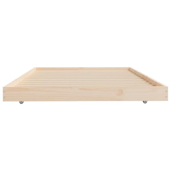 The Living Store sengestel 80x200 cm massivt fyrretræ -  Senge & sengeramme