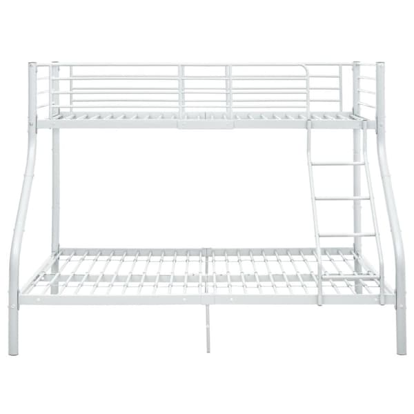 The Living Store Våningssäng vit metall 140x200/90x200 cm -  Sängar & sängramar