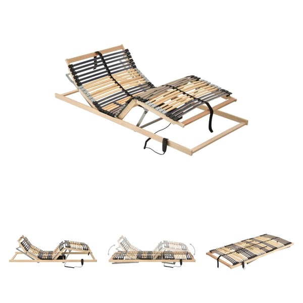 The Living Store lamelbund med elevation 42 lameller 7 zoner 80x200 cm - Senge & sengeramme