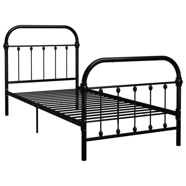 The Living Store sengestel 90x200 cm metal sort -  Senge & sengeramme