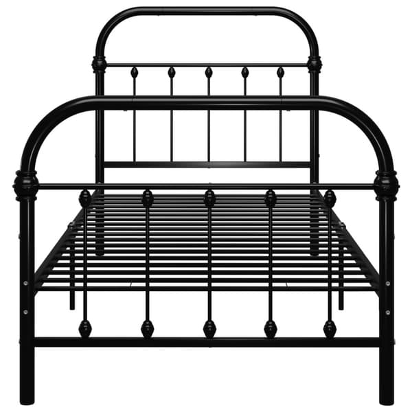 The Living Store sengestel 90x200 cm metal sort -  Senge & sengeramme