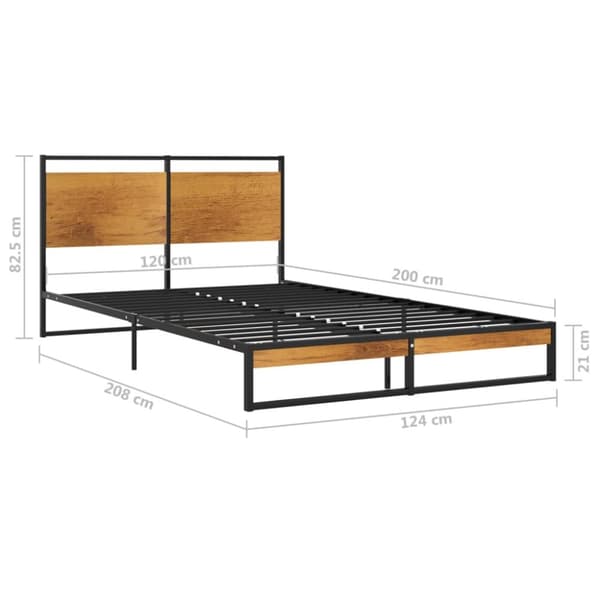 The Living Store sengestel 120x200 cm metal - Senge & sengeramme