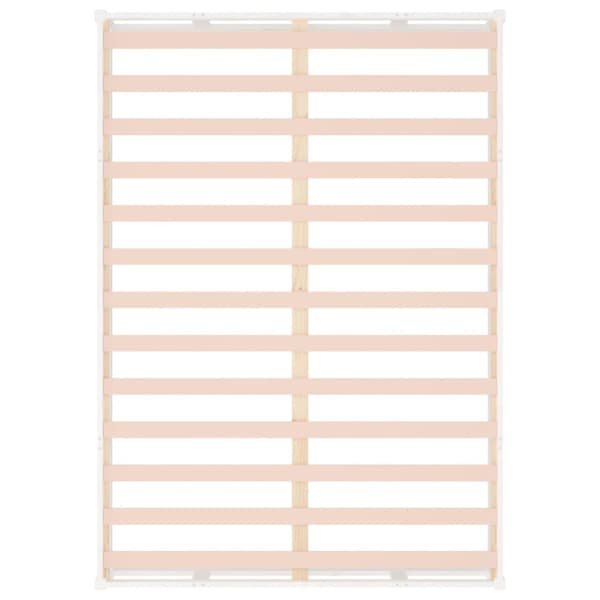 The Living Store sengeramme 160x200 cm massivt træ hvid - Senge & sengeramme