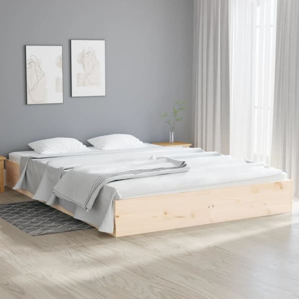 The Living Store sengeramme 120x200 cm massivt træ -  Senge & sengeramme