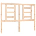 Miniatyrbillede 9 af 11: The Living Store sengeramme med sengegavl 140x200 cm massivt træ hvid -  Senge & sengeramme