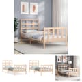 Pikkukuva 1 / 11: The Living Store Sängynrunko päädyllä 90x200 cm täysi puu -  Sängyt & sängynrungot