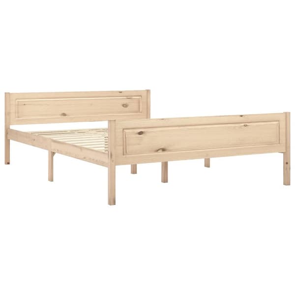 The Living Store sengestel 140x200 cm massivt fyrretræ - Senge & sengeramme