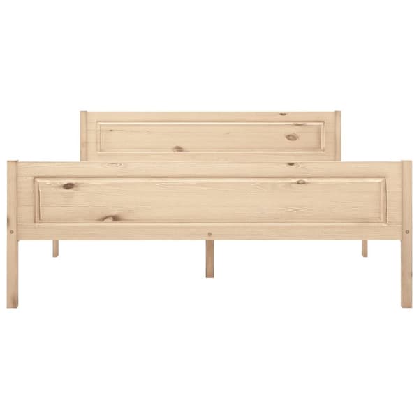 The Living Store sengestel 140x200 cm massivt fyrretræ - Senge & sengeramme