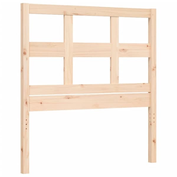 The Living Store sengeramme med sengegavl 90x200 cm massivt træ -  Senge & sengeramme
