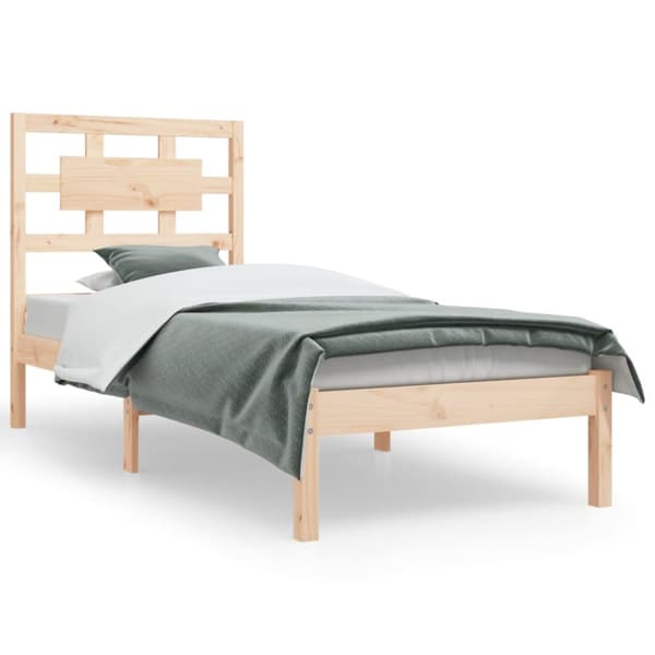 The Living Store sengeramme 90x200 cm massivt fyrretræ -  Senge & sengeramme
