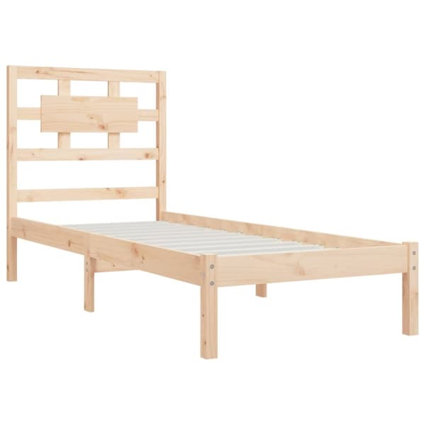 The Living Store sengeramme 90x200 cm massivt fyrretræ -  Senge & sengeramme