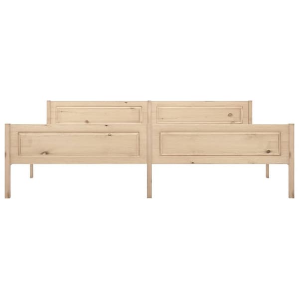 The Living Store sengestel 200x200 cm massivt fyrretræ - Senge & sengeramme