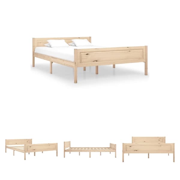 The Living Store Sängram massiv furu 120x200 cm - Sängar & sängramar