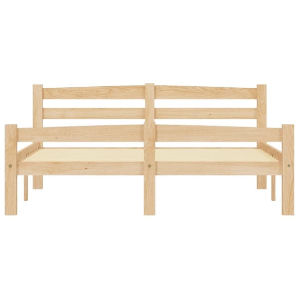 The Living Store sengestel 140x200 cm massivt fyrretræ -  Senge & sengeramme