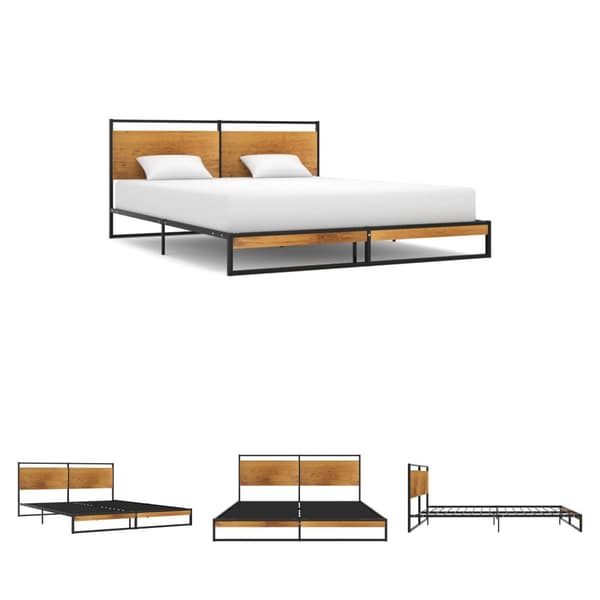 The Living Store sengestel 140x200 cm metal - Senge & sengeramme