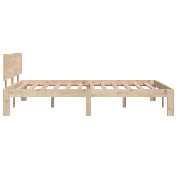 The Living Store sengeramme 120x190 cm massivt træ -  Senge & sengeramme