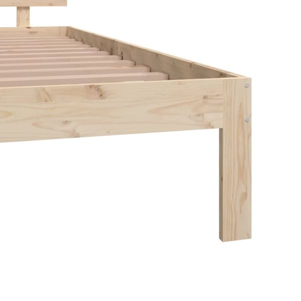 The Living Store sengeramme 120x190 cm massivt træ -  Senge & sengeramme