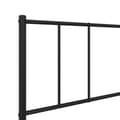 Pikkukuva 10 / 11: The Living Store Metallinen sängynrunko päädyllä musta 80x200 cm -  Sängyt & sängynrungot