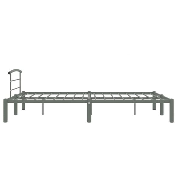 The Living Store sengestel 120x200 cm metal grå - Senge & sengeramme