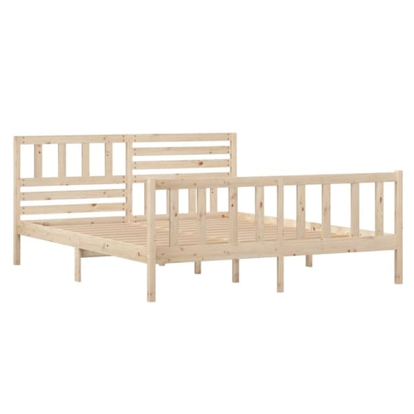 The Living Store sengeramme 140x190 cm massivt træ - Senge & sengeramme