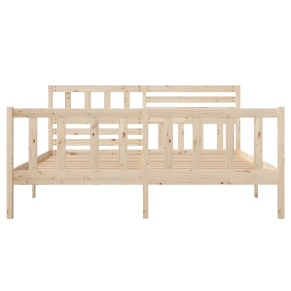 The Living Store sengeramme 140x190 cm massivt træ - Senge & sengeramme