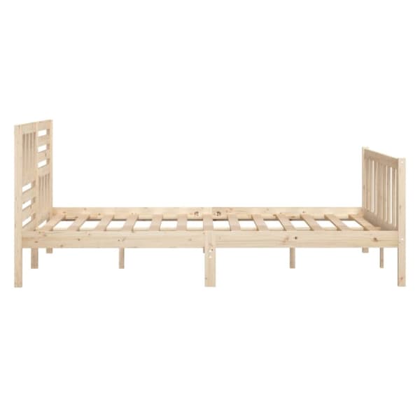 The Living Store sengeramme 140x190 cm massivt træ - Senge & sengeramme
