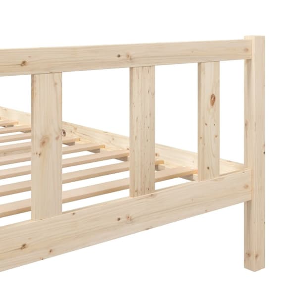 The Living Store sengeramme 140x190 cm massivt træ -  Senge & sengeramme