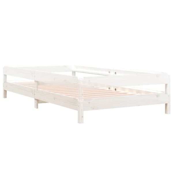 The Living Store Stapelbar säng 90x200 cm massivt furuträ -  Sängar & sängramar