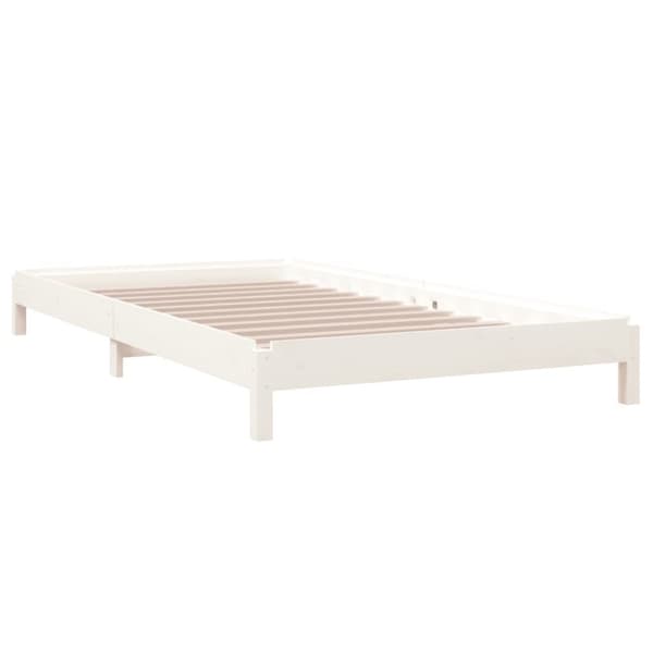 The Living Store Stapelbar säng 90x200 cm massivt furuträ -  Sängar & sängramar