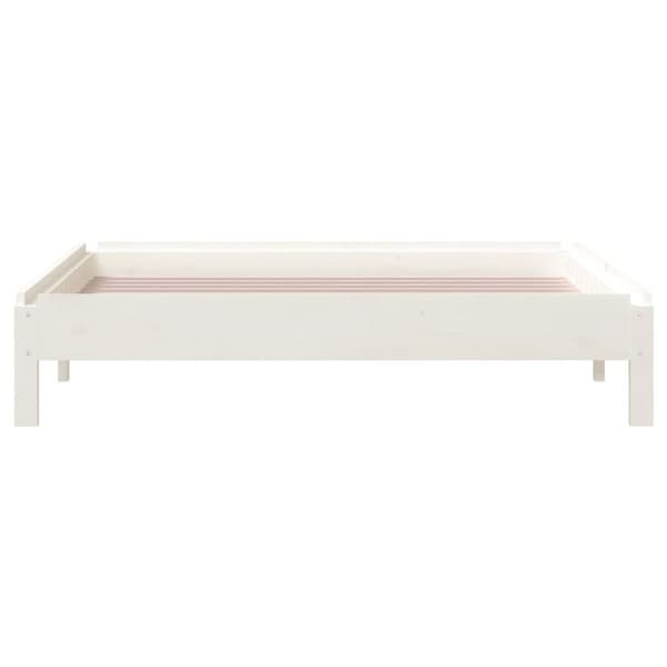 The Living Store Stapelbar säng 90x200 cm massivt furuträ -  Sängar & sängramar